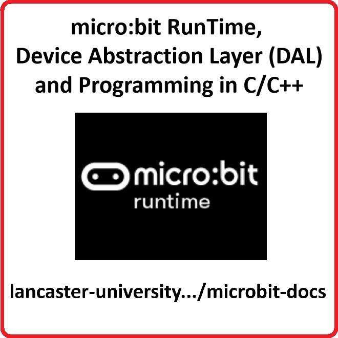 micro:bit RunTime, DAL and Programming in C/C++